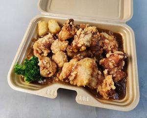 とりの唐揚げ カレーライス W