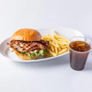 グリルチキンバーガー ドリンクセット