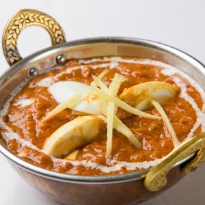 ほうれん草パニールカレー+プレーンナン Sag Paneer Curry + Plain Nan