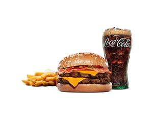 ベーコンダブルチーズバーガーセット