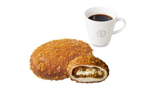 カリカリチーズカレーパンセット(ブレンドコーヒー)