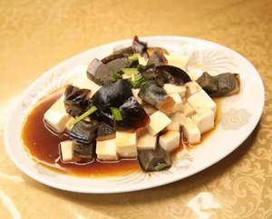 ピータン豆腐 Bell Peppers and Tofu