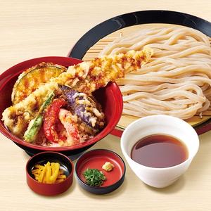 久兵衛屋 【満腹久セット】ざるうどん・穴子天丼