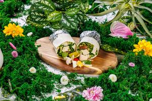 【美肌効果】スプリング・アボカドミモザサラダブリトー【Beautiful Skin】Spring Avocado Mimoza Salad Burrito