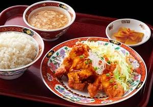 中華食堂一番館 唐揚げ(黒酢) Fried Chicken (Black Vinegar)
