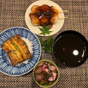 鰻蒲焼き (三河一色鰻) 茶漬けセット+ 京風みたらし団子(2本)