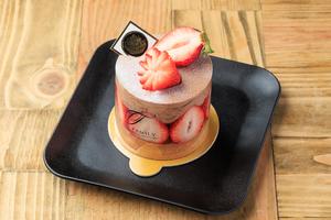 チョコ苺タルト
