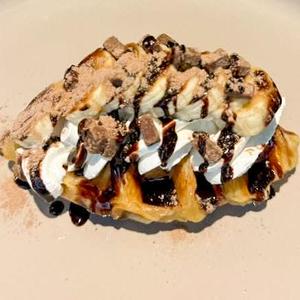 7. トリプルチョコバナナクロッフル
