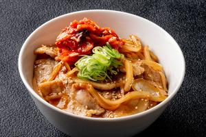 韓国カルビ丼とスンドゥブ 洞山 キムチデジカルビ丼(味噌だれ)
