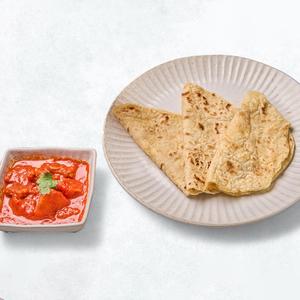 ビーフカレーロティ3枚 (Beef Curry Roti)