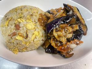 味噌ナスチャーハン丼