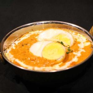 エッグキーマカレー