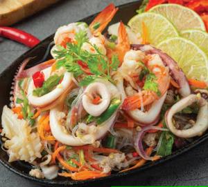 ヤムウンセン春雨サラダ Spicy Seafood Glass Noodle Salad