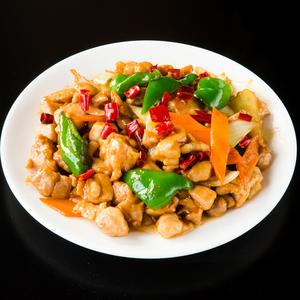 鶏のピリ辛炒め Hot and Spicy Chicken Stir-Fry