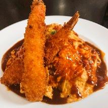 オムエビフライ