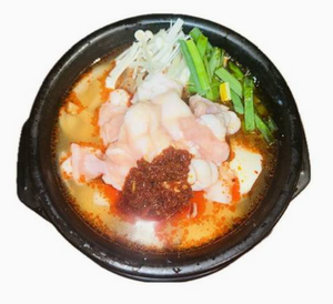 もつスンドゥブチゲ(ご飯付き)