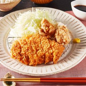 マルキン醤油からあげ(2個)とやわらかチキンカツ弁当