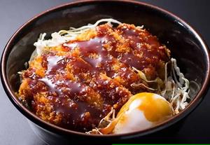 黒豚三元豚ソースロースカツ丼定食