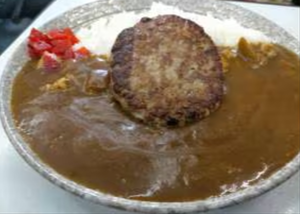 チーズインハンバーグカレー