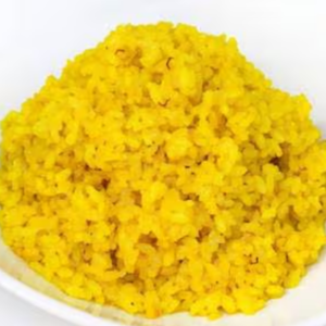 ジーラサフランライス+カレーセット(サラダ付き) Jeera Saffron Rice Set(withSalad)