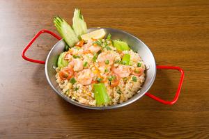 エビ炒飯(カオパックン)Shrimp fried rice