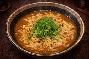 #炙りチーズカレーうどん