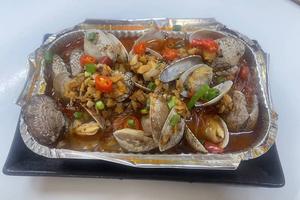 花甲粉(アサリホイル焼)