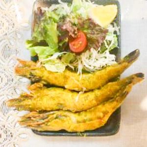 タンドリー海老4P(Tandoori shrimp 4P)