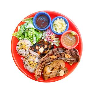 HIBACHIミートコンボプレート HIBACHI Meat Combo Plate