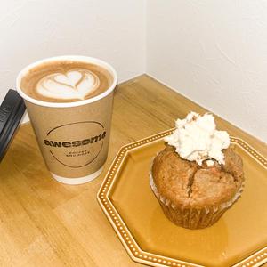カフェラテ・キャロットケーキセット