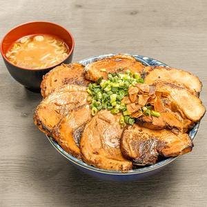 幸丼バラ どかメガ盛り丼(8枚)(手作り味噌汁付き)