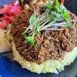 ドライキーマカレー ライス大盛り