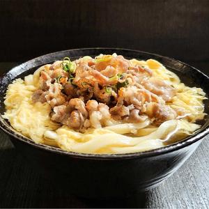 絶品！！  「卵とじ肉うどん」