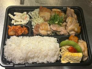 手作り鶏の塩焼き弁当