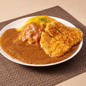 熟成コク旨のカレーオムライス×トンカツ