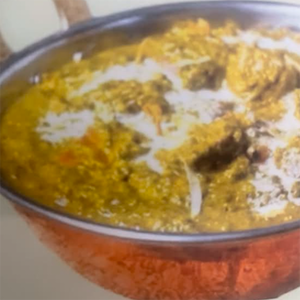 ほうれん草マトンカレー
