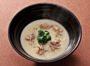 鶏クリームのおうどん