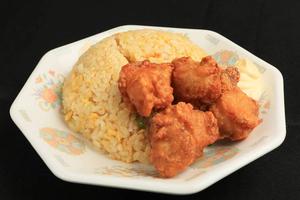 唐揚げ炒飯 Fried Chicken Fried Rice