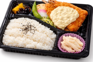 アジフライ弁当