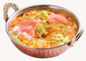 ダルチキンカレー Dal Chicken curry (ナン又ライス付きwith naan or rice)