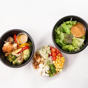 グリル野菜のサラダ+チョップドサラダ