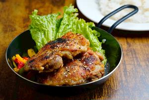 Wスパイスハーブチキンステーキ弁当(240g)Double Spiced Herb Chicken Steak Box