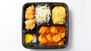 エビチリ定食