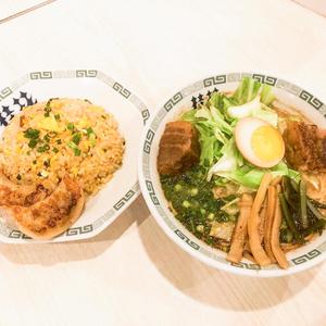 太肉(ターロー)細麺とチャーハンと餃子セット