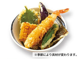 季節の天丼(ナス・トウモロコシ)(6/1～)