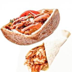 ケバブサンド(チキン)＆ケバブラップ(チキン)セット Chicken Kebab Sandwich ＆ Chicken Kebab Wrap