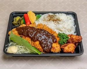 三元豚ロース肉の味噌ソースカツ弁当