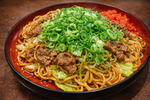 牛バラ使用！鉄板焼きそばコクうまソース