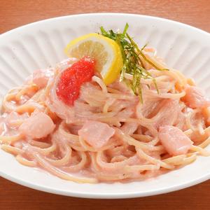 イカの明太クリームパスタ