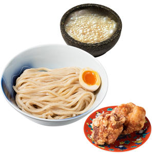 つけ麺から揚げ2個プラス